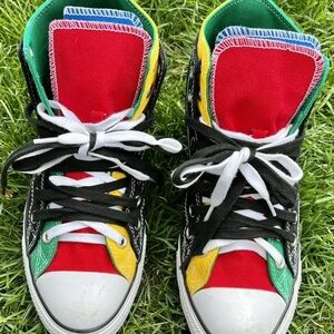 Converse Multicolor High-Top Sneakers